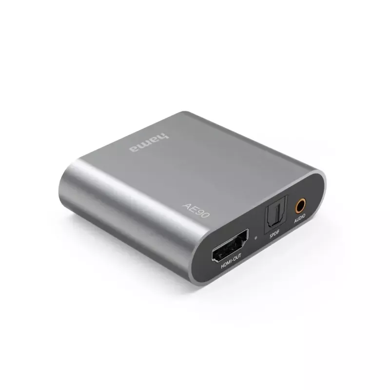 Audio Splitter Hama 00205100 Sidabrinis HDMI 3,5 mm