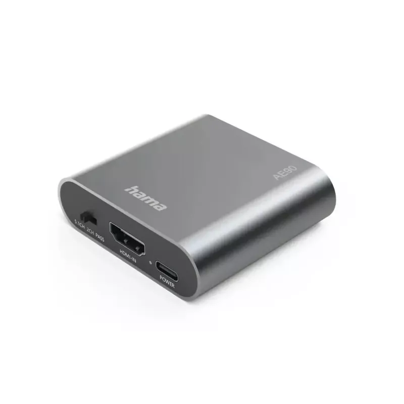 Audio Splitter Hama 00205100 Sidabrinis HDMI 3,5 mm
