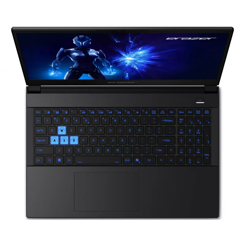 ERAZER Deputy 15 P1 MD62761 Intel Core 7 250H nešiojamas kompiuteris 39,6 cm (15,6 col.) Full HD 16 GB DDR5-SDRAM 1 TB SSD NVIDIA GeForce RTX 5060 Wi-Fi 6E (802.11ax) Windows 11 Home JAV anglų juoda