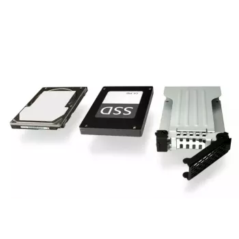Drive Bay Panel Icy Dock MB991TRAY-B Juoda Sidabrinė