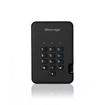 HDD iStorage 2TB USB 3.2 diskAshur2 Juodas IS-DA2-256-2000-B