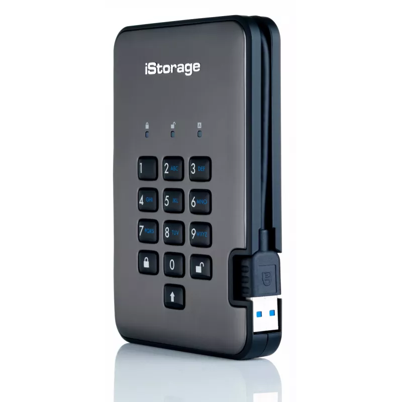 SSD diskas iStorage 512GB 2.5 colio USB 3.2 IS-DAP2-256-SSD-512-C-G