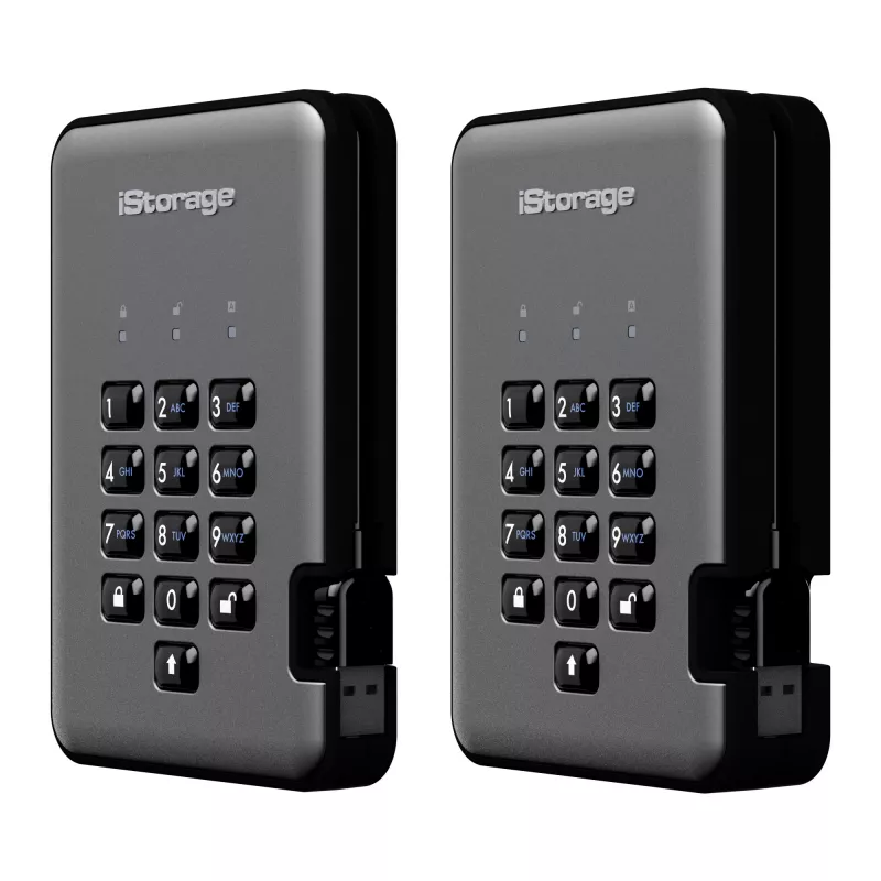 SSD diskas iStorage 512GB 2.5 colio USB 3.2 IS-DAP2-256-SSD-512-C-G