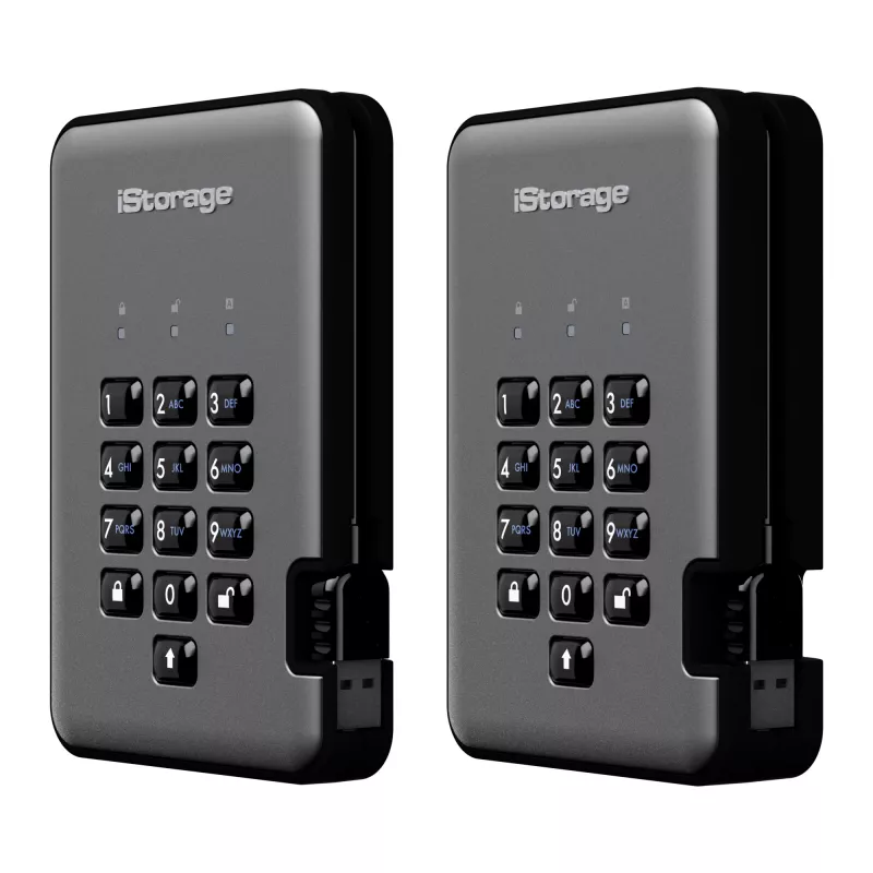 SSD diskas iStorage 512GB 2.5 colio USB 3.2 IS-DAP2-256-SSD-512-C-G