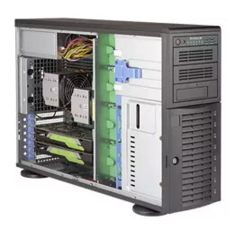 Kompiuterio korpusas Supermicro SuperWorkstation 7049A-T Rack 4U juodas