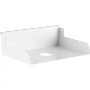 InLine maža balta stovo lentyna 180 mm x 120 mm x 55 mm