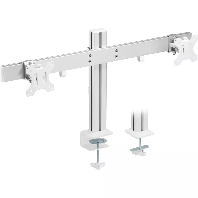 InLine aliuminis stalinis monitorių laikiklis 2 monitoriams iki 32 colių, 8 kg