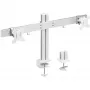 InLine aliuminis stalinis monitorių laikiklis 2 monitoriams iki 32 colių, 8 kg