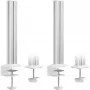 Stulpelis InLine 23181B Aliuminis Baltas 43 mm Aukštis Rinkinys iš 2