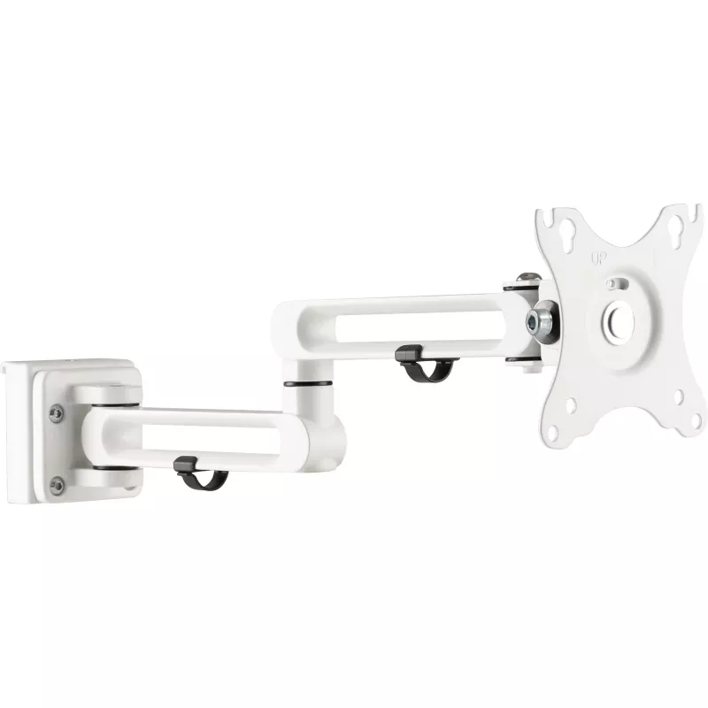InLine Slatwall monitoriaus laikiklis ilgas baltas 8 kg 17 colių