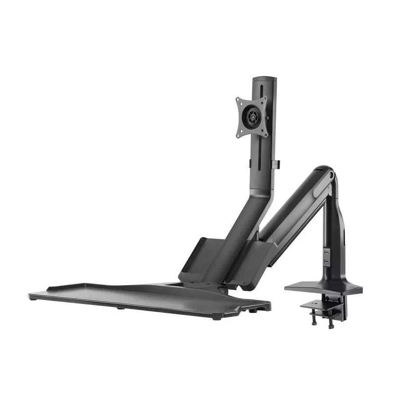 “InLine” darbo vietos stalinis laikiklis su kėlimu, judinamas, iki 81 cm (32 colių) / 9 kg