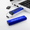 iStorage datAshur PRO+C 128GB | FIPS 140-3 3 lygio sertifikuotas | Saugus USB Type-C diskas | AES-XTS 256 bitų aparatinė šifravimo apsauga | Apsaugotas PIN kodu | Pridedamas Type C-A adapteris