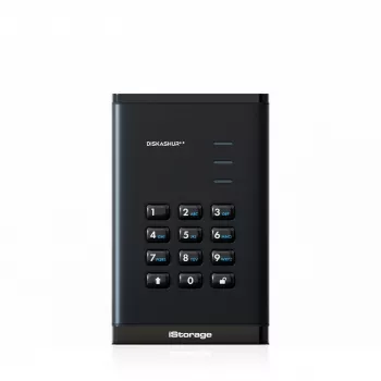 HDD iStorage 1 TB USB 3.2 Gen 1 diskAshur3 juodas
