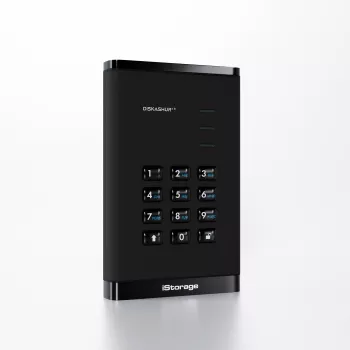 HDD iStorage 1 TB USB 3.2 Gen 1 diskAshur3 juodas
