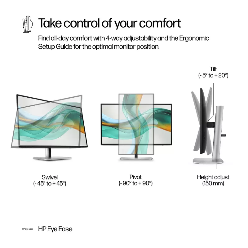 HP Series 5 Pro 27 colių QHD USB-C monitorius - 527pu