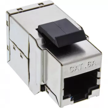 InLine RJ45 Keystone modulis, lizdas-lizdas, SNAP-In Cat.6A STP