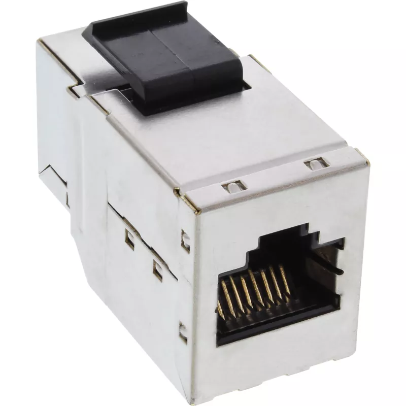 InLine RJ45 Keystone modulis, lizdas-lizdas, SNAP-In Cat.6A STP