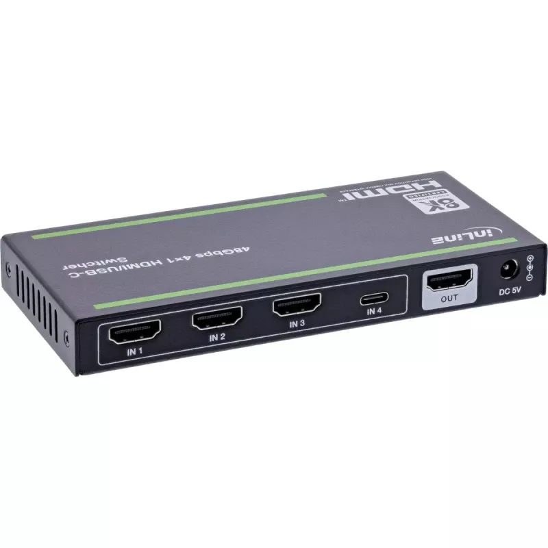 InLine 57885B HDMI vaizdo jungiklis