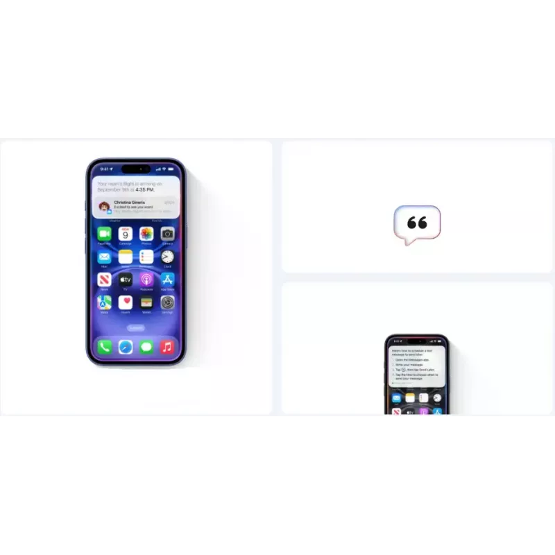 Išmanusis telefonas „Apple iPhone 16“ – 6,1 colio (15,5 cm), A18, 128 GB, „Dual SIM“, 48 MP dviguba galinė kamera, žalsvai mėlynas