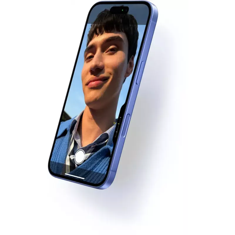 Išmanusis telefonas „Apple iPhone 16“ – 6,1 colio (15,5 cm), A18, 128 GB, „Dual SIM“, 48 MP dviguba galinė kamera, žalsvai mėlynas