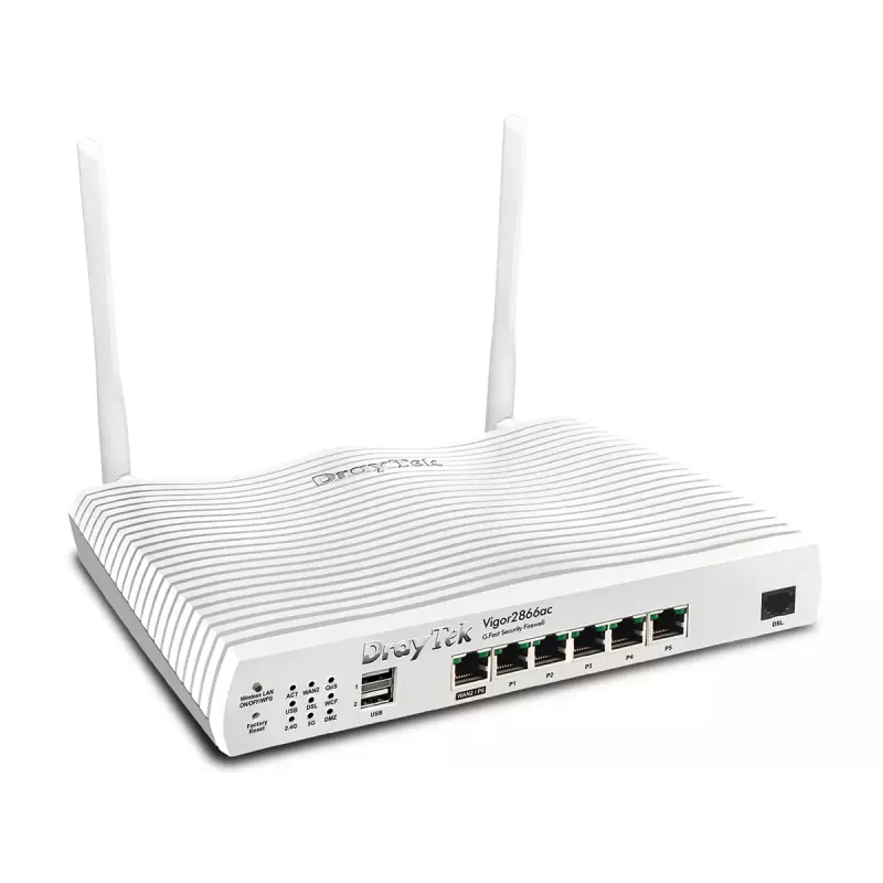 Stalinis maršrutizatorius DrayTek Vigor 2866AX dviejų juostų Wi-Fi 6