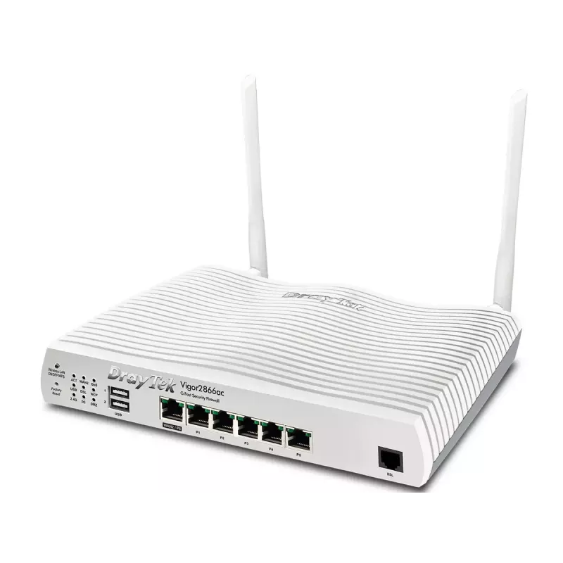 Stalinis maršrutizatorius DrayTek Vigor 2866AX dviejų juostų Wi-Fi 6