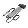 Hama 00200137 sąsajos šakotuvas USB 3.2 Gen 1 (3.1 Gen 1) Type-A + Type-C 5000 Mbit/s antracito spalvos