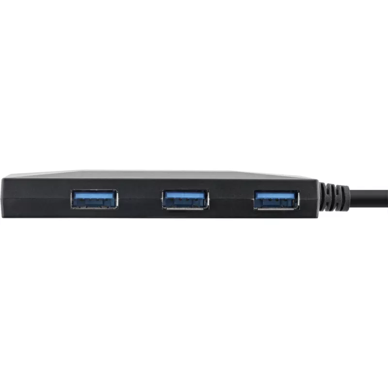 InLine USB 3.2 Gen.1 šakotuvas, USB-C į 2 USB-C ir 3 USB-A prievadus, be maitinimo bloko