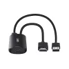 HDMI į USB Type-C keitiklis Lindy 43423 su USB maitinimo įvestimi, 0,2 m kabelis, HDMI + USB-C jungtys