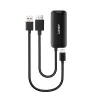 HDMI į USB Type-C keitiklis Lindy 43423 su USB maitinimo įvestimi, 0,2 m kabelis, HDMI + USB-C jungtys