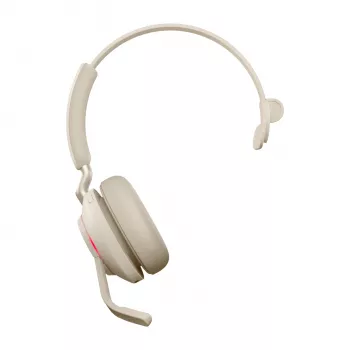 Jabra Evolve2 65 USB-C UC Mono - Smėlio spalvos, Belaidis, Biuras/Skambučių centras, 20 - 20000 Hz, 99,2 g, Ausinės, Smėlio