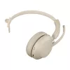 Jabra Evolve2 65 USB-C UC Mono - Smėlio spalvos, Belaidis, Biuras/Skambučių centras, 20 - 20000 Hz, 99,2 g, Ausinės, Smėlio