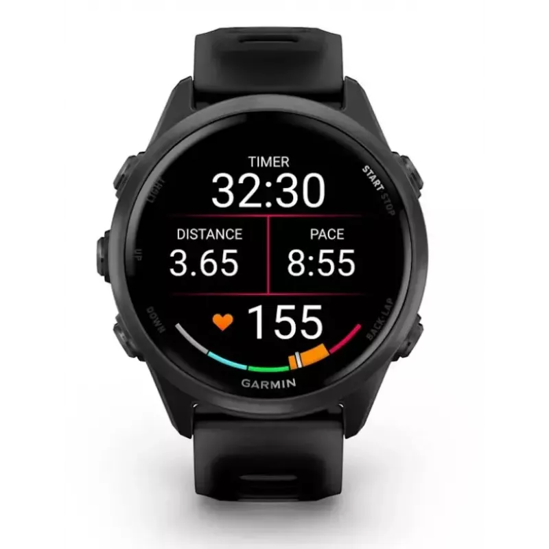 Išmanusis laikrodis GARMIN Forerunner 570 42 mm AMOLED 1,2 colio 390×390 liečiamuoju ekranu, Wi‑Fi, GPS, juodas