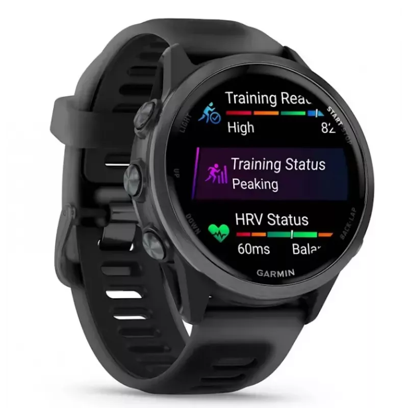 Išmanusis laikrodis GARMIN Forerunner 570 42 mm AMOLED 1,2 colio 390×390 liečiamuoju ekranu, Wi‑Fi, GPS, juodas