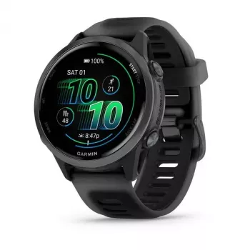 Išmanusis laikrodis GARMIN Forerunner 570 42 mm AMOLED 1,2 colio 390×390 liečiamuoju ekranu, Wi‑Fi, GPS, juodas