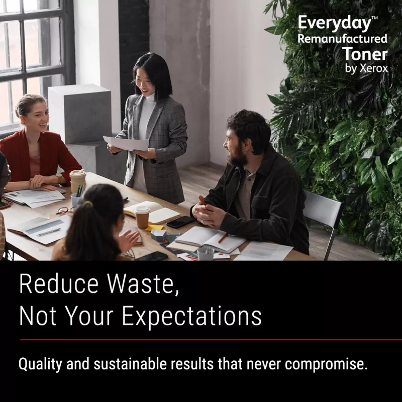 „Everyday™“ rausvai raudonas (Magenta) atnaujintas „Xerox“ dažų miltelių kasetė, suderinama su HP 305A (CE413A), standartinė talpa