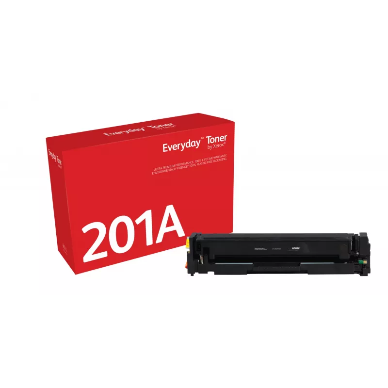 Everyday™ Juoda Toner by Xerox suderinamas su HP 201A (CF400A), standartinės talpos