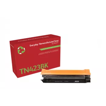 Everyday™ juodas atnaujintas Xerox dažų kasetė, suderinama su Brother TN423BK, didelės talpos