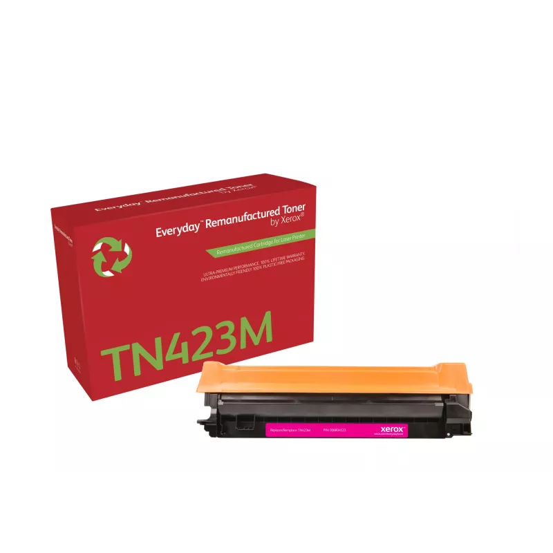 Kasdieninis™ purpurinis perdirbtas dažų milteliai, gamintojas Xerox, suderinamas su Brother TN423M, didelės talpos