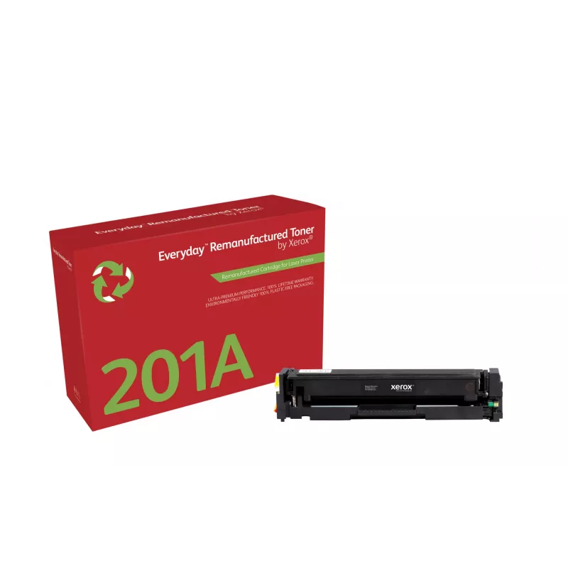 „Everyday™ Juoda“ perdirbtas „Xerox“ toneras, suderinamas su HP 201A (CF400A), standartinės talpos
