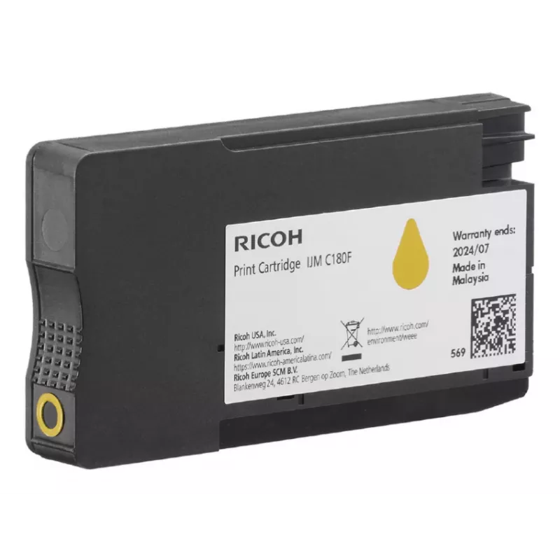 Ricoh 408520 tonerio kasetė 1 vnt. Originali Geltona