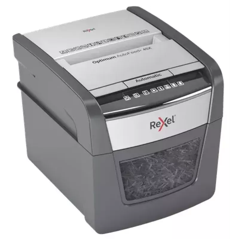 Rexel Optimum AutoFeed 45X automatinis kryžminis popieriaus smulkintuvas P4