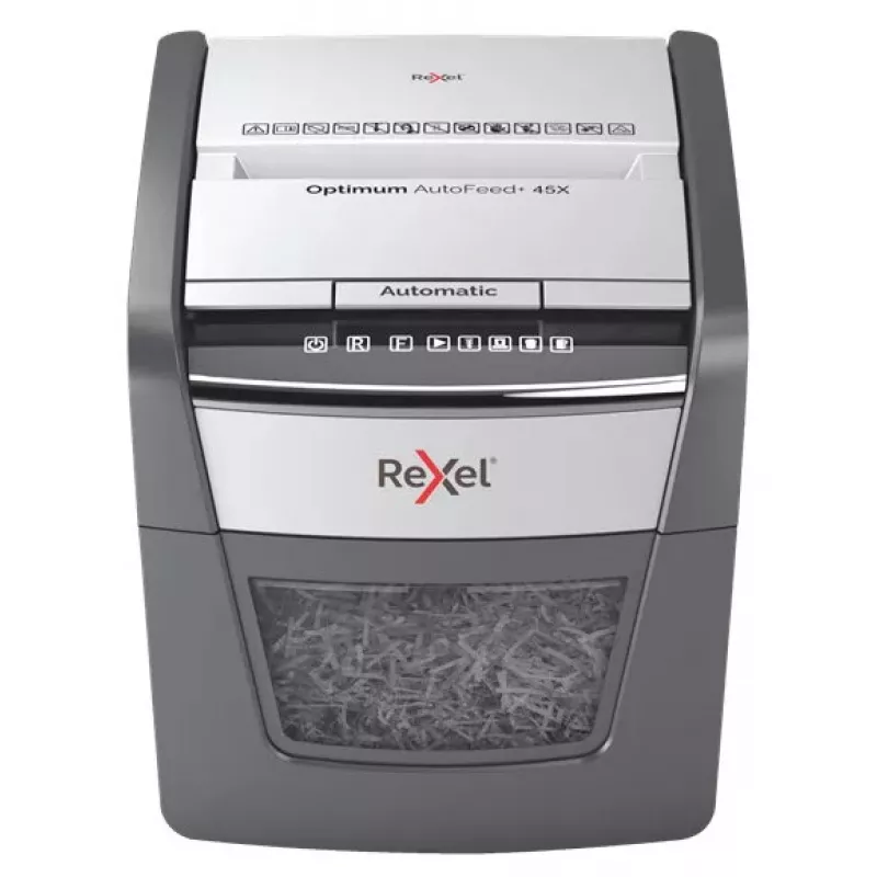 Rexel Optimum AutoFeed 45X automatinis kryžminis popieriaus smulkintuvas P4