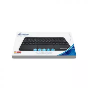 Klaviatūra MediaRange MROS130 Office Bluetooth QWERTZ vokiška šveicariška juoda