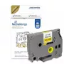 Plastikinės juostos kasetė MediaRange TZ-631 12 mm juoda ant geltono
