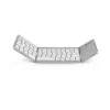 Klaviatūra MediaRange MROS133 Office Bluetooth QWERTZ vokiečių šveicarų sidabrinė