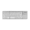 Klaviatūra MediaRange MROS133 Office Bluetooth QWERTZ vokiečių šveicarų sidabrinė