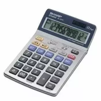 Stalinis finansinis skaičiuotuvas Sharp EL-337C