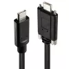 USB šakotuvas Lindy 4 prievadų USB 3.2 Gen 2 Type C metalinis šakotuvas