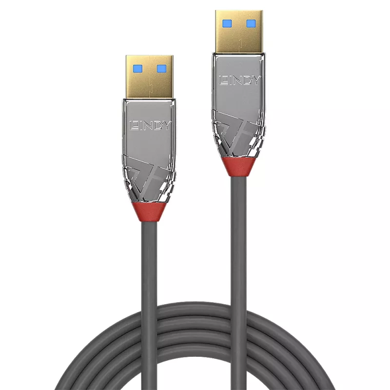 Lindy 36627 USB laidas USB 3.2 Gen 1 (3.1 Gen 1) 2 m USB A Pilka